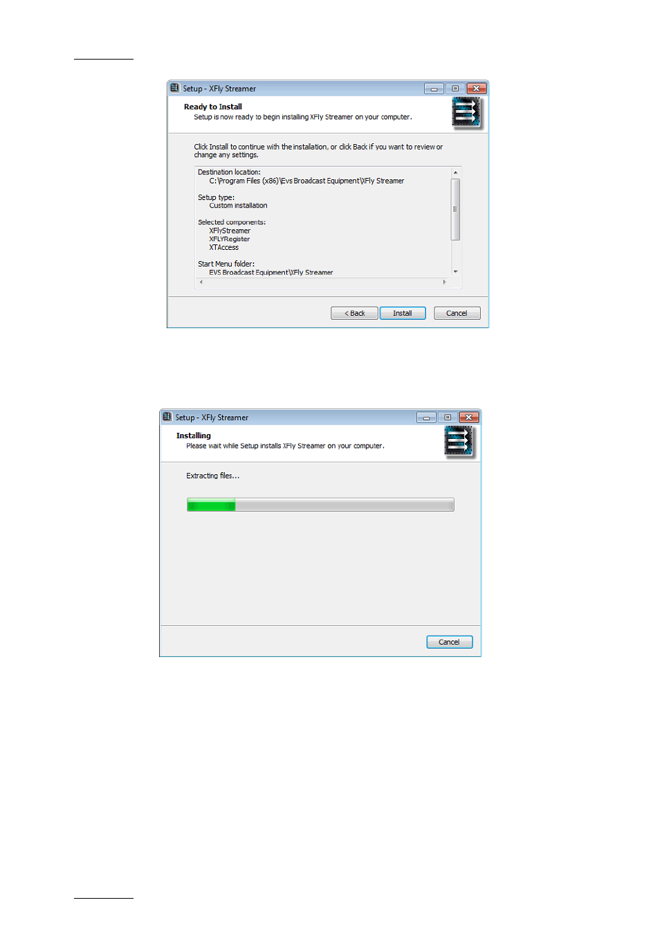 EVS XFLY Streamer April 2012 User Manual User Manual | Page 14 / 33