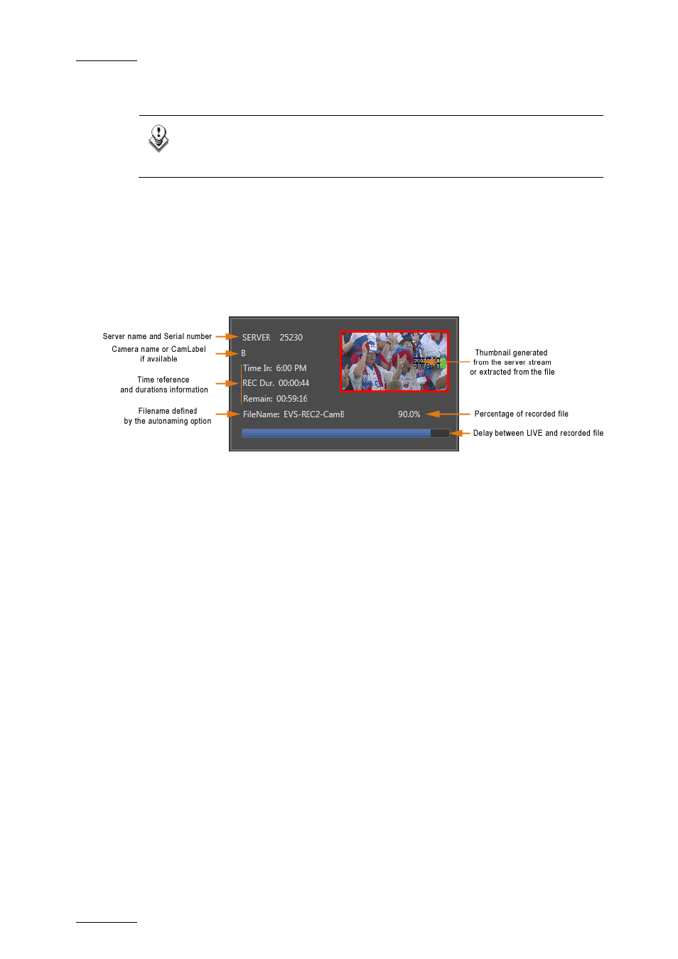 4 channels area, Channels area | EVS XFLY Streamer April 2012 User Manual User Manual | Page 22 / 33