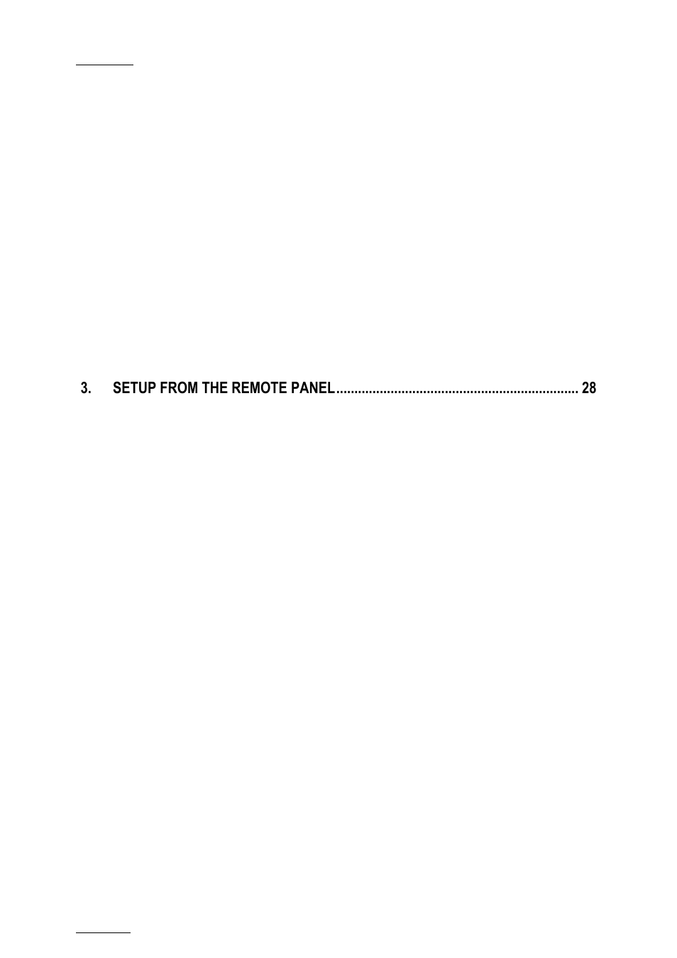 Setup from the remote panel | EVS XTnano Version 10.04 - January 2011 Configuration Manual User Manual | Page 6 / 62