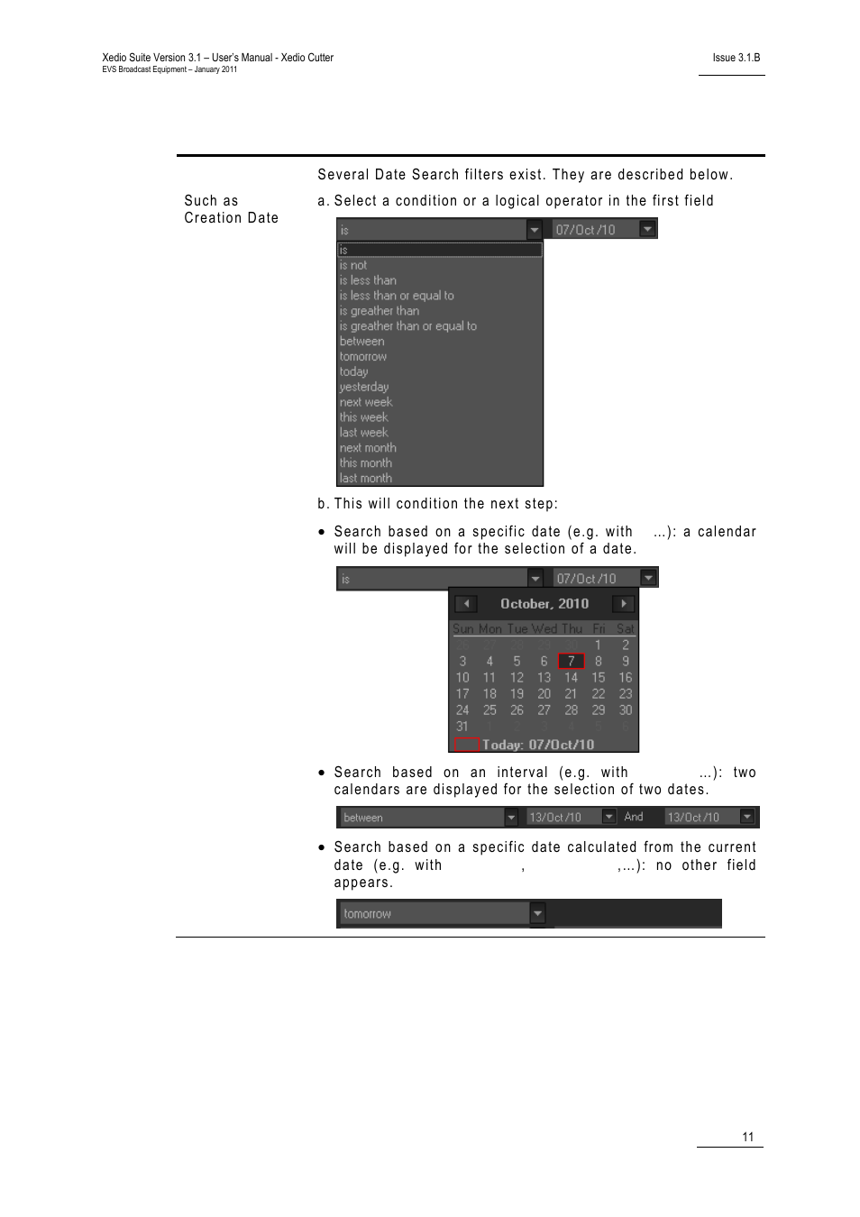 EVS XEDIO Cutter Version 3.1 - January 2011 User Manual User Manual | Page 16 / 38