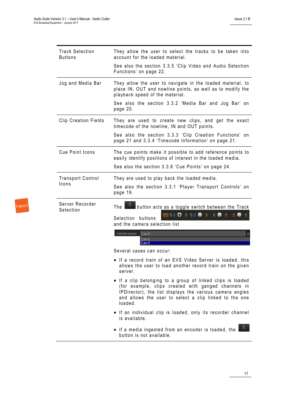 EVS XEDIO Cutter Version 3.1 - January 2011 User Manual User Manual | Page 22 / 38