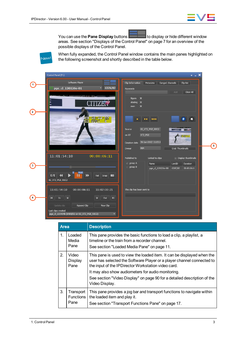 EVS IPDirector Version 6.0 - November 2012 Part 5 User's Manual User Manual | Page 13 / 110