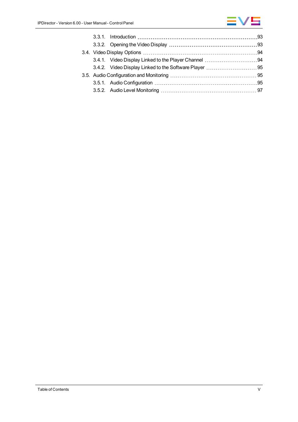 EVS IPDirector Version 6.0 - November 2012 Part 5 User's Manual User Manual | Page 7 / 110