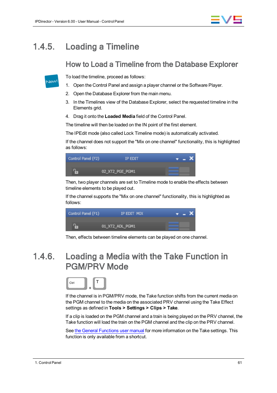 Loading a timeline, How to load a timeline from the database explorer | EVS IPDirector Version 6.0 - November 2012 Part 5 User's Manual User Manual | Page 71 / 110