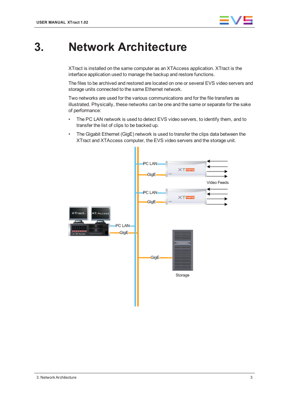 Network architecture | EVS XTract Version 1.02 - July 2013 User Manual User Manual | Page 9 / 17