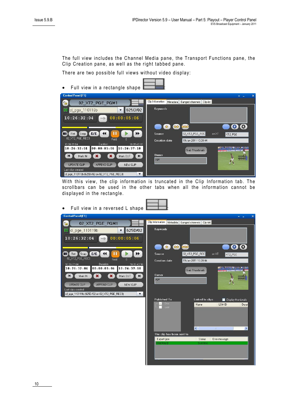 Full view | EVS IPDirector Version 5.9 - January 2011 Part 5 User’s Manual User Manual | Page 21 / 106