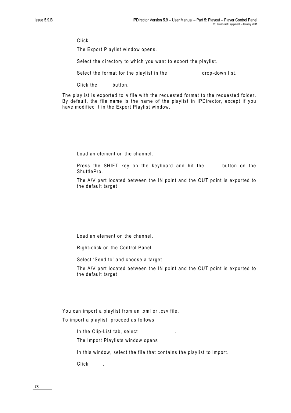 7 how to import a playlist, Adding or modifying metadata to a clip, 7 ‘how to import a playlist | EVS IPDirector Version 5.9 - January 2011 Part 5 User’s Manual User Manual | Page 89 / 106