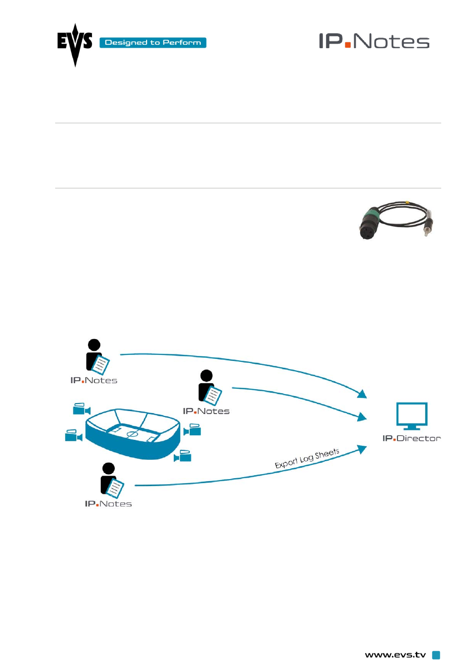 Why do we need ipnotes, Typical workflow description | EVS IPNotes User Manual | Page 4 / 6