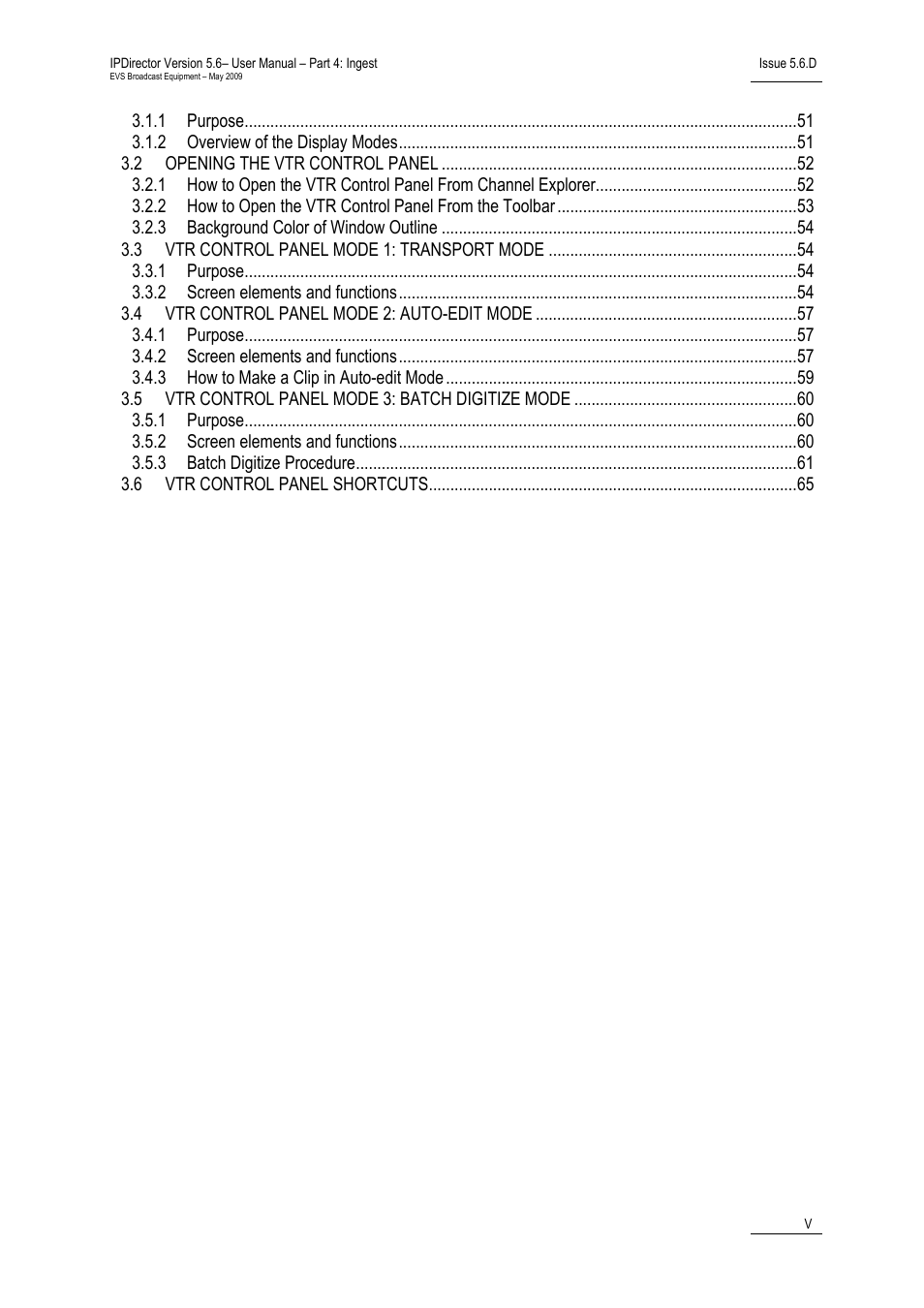 Regional contacts | EVS IPDirector Version 5.6 - May 2009 Part 4 User's Manual User Manual | Page 6 / 81