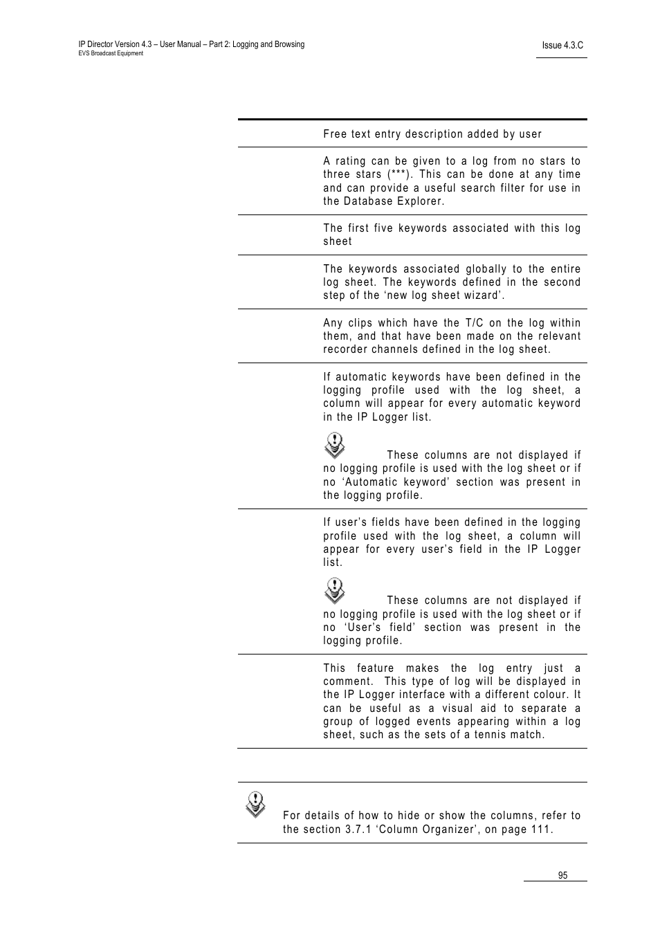 EVS IPDirector Version 4.3 - October 2007 Part 2 User's Manual User Manual | Page 108 / 143