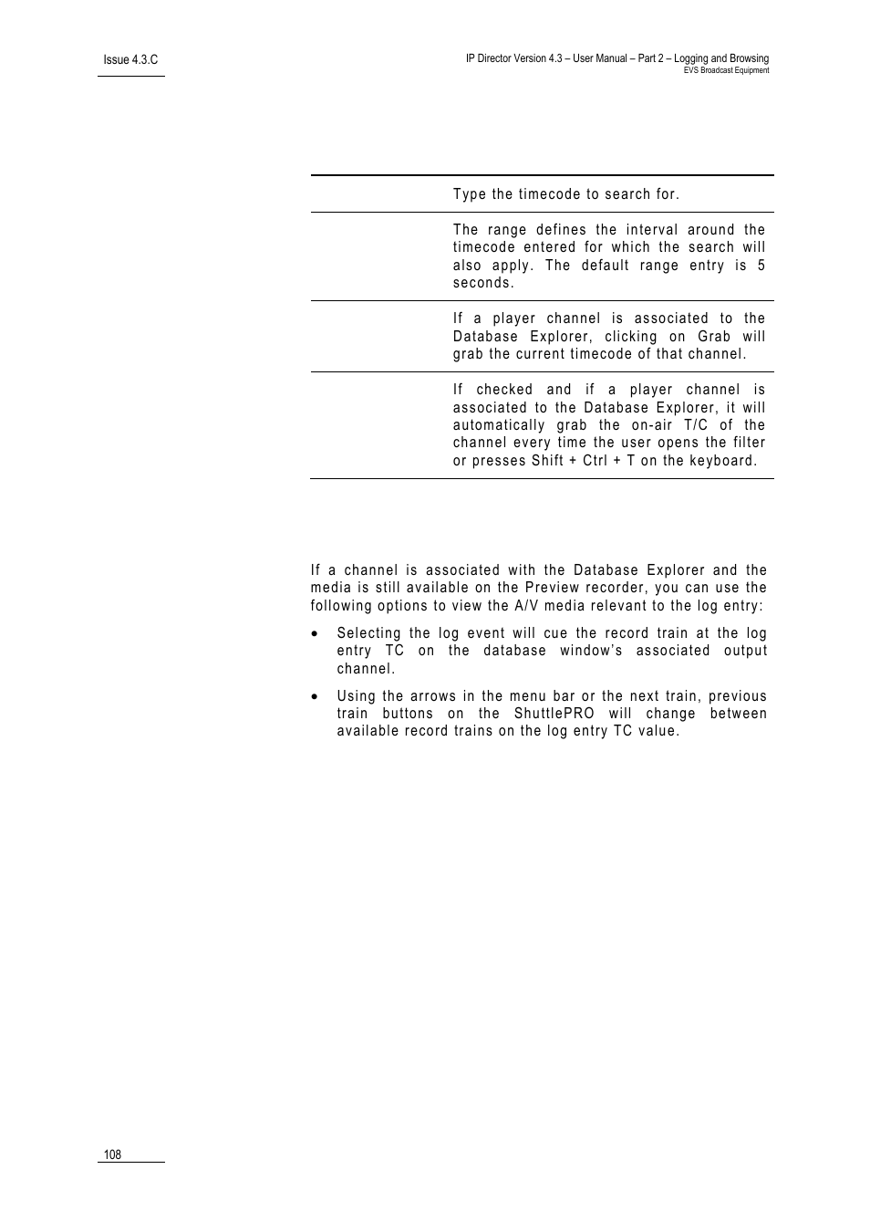 7 how to view a event on a log, How to view a event on a log, Ow to | Iew a, Vent on a | EVS IPDirector Version 4.3 - October 2007 Part 2 User's Manual User Manual | Page 121 / 143