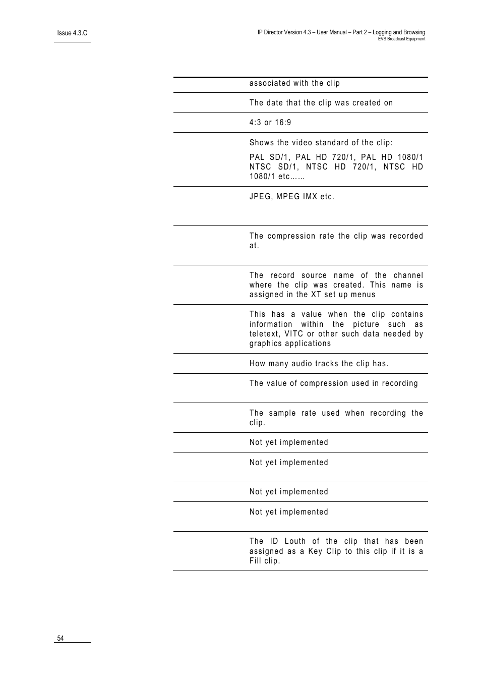 EVS IPDirector Version 4.3 - October 2007 Part 2 User's Manual User Manual | Page 67 / 143