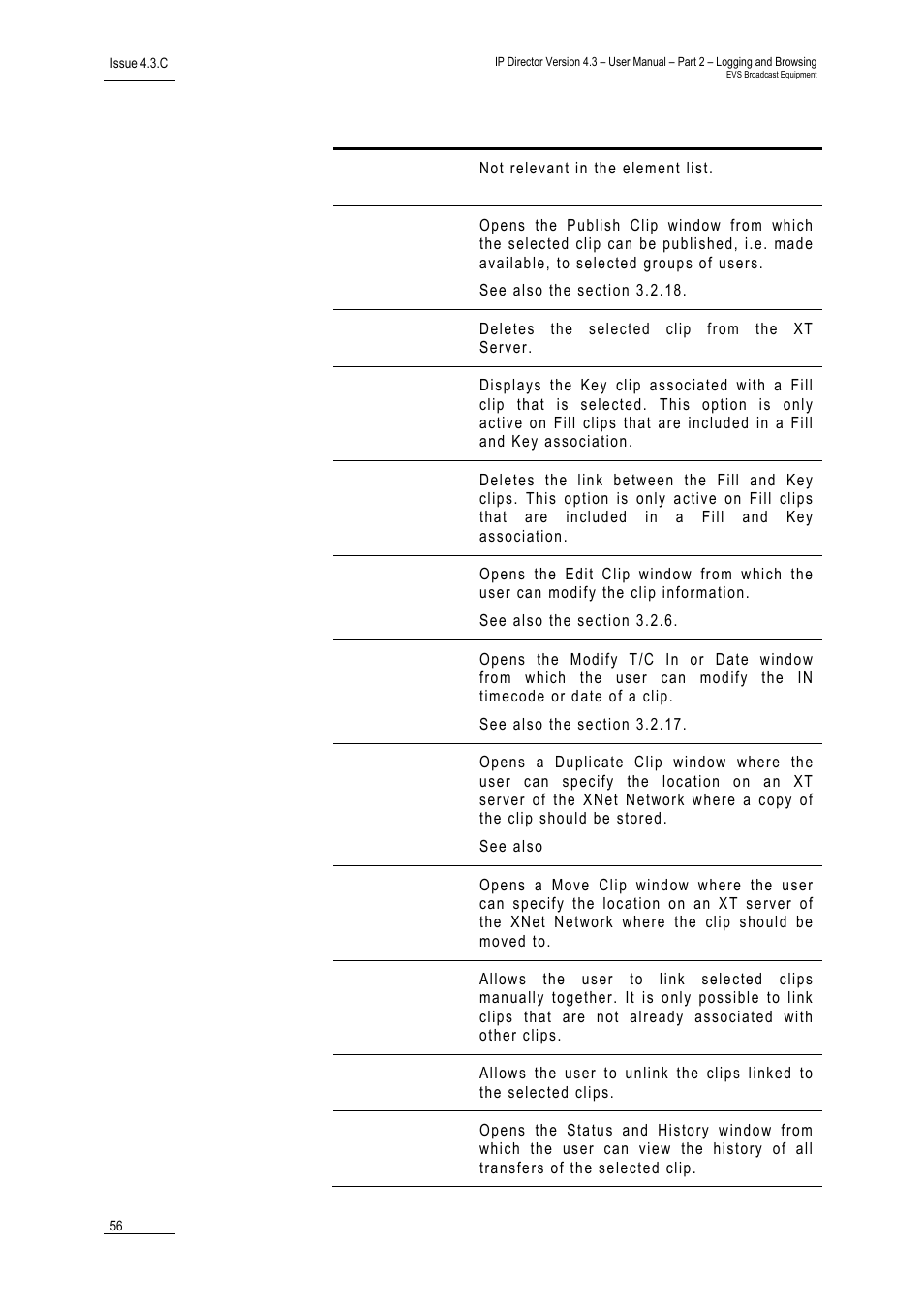 EVS IPDirector Version 4.3 - October 2007 Part 2 User's Manual User Manual | Page 69 / 143