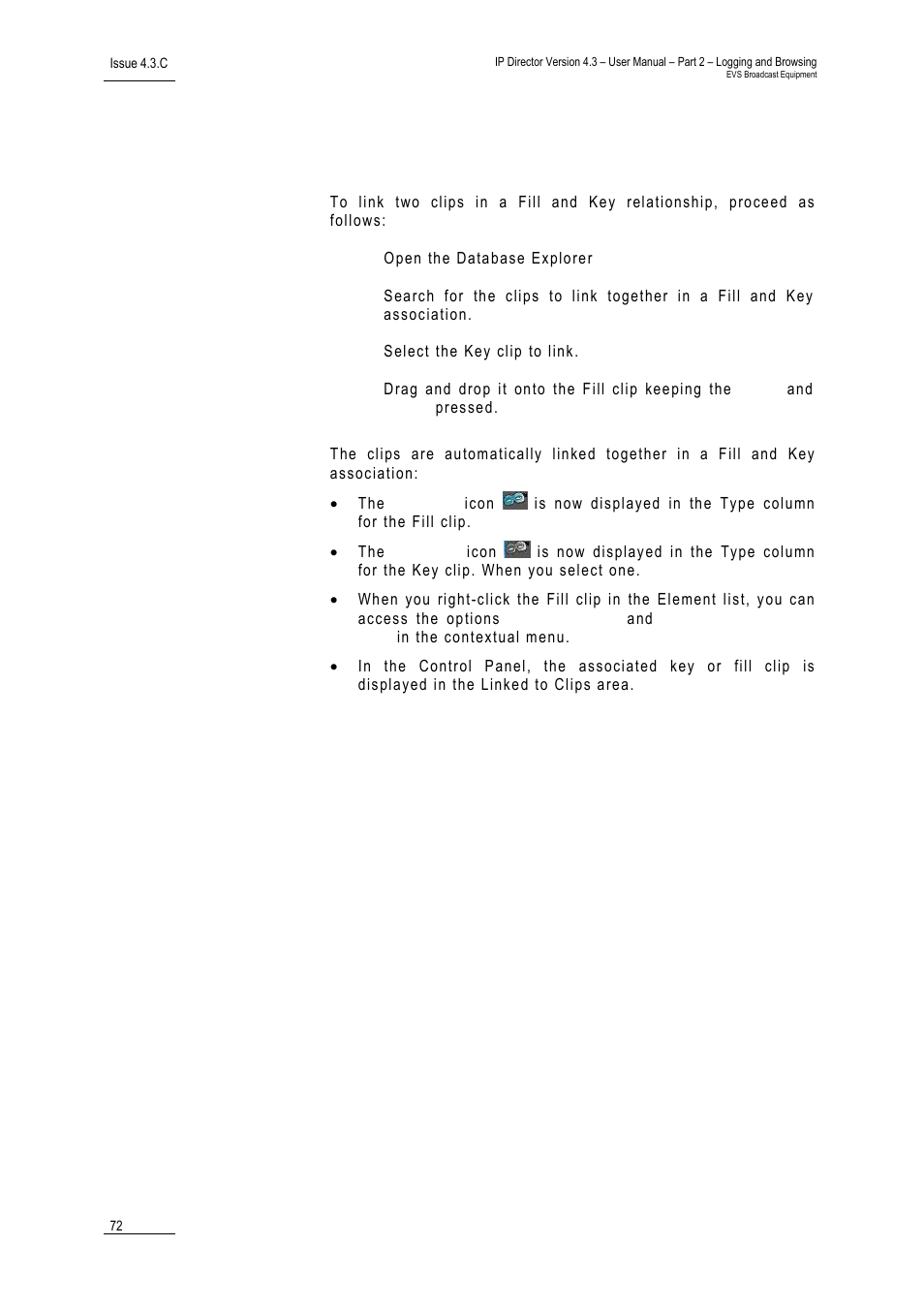 21 h, Ow to, Reate a | Ill and, Elationship, Etween, Lips | EVS IPDirector Version 4.3 - October 2007 Part 2 User's Manual User Manual | Page 85 / 143
