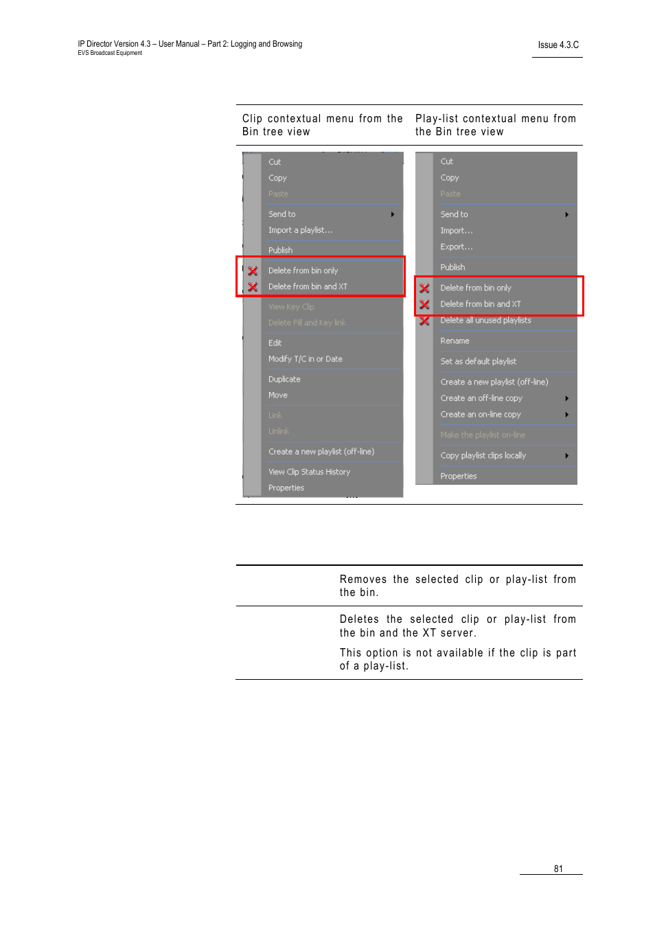 EVS IPDirector Version 4.3 - October 2007 Part 2 User's Manual User Manual | Page 94 / 143
