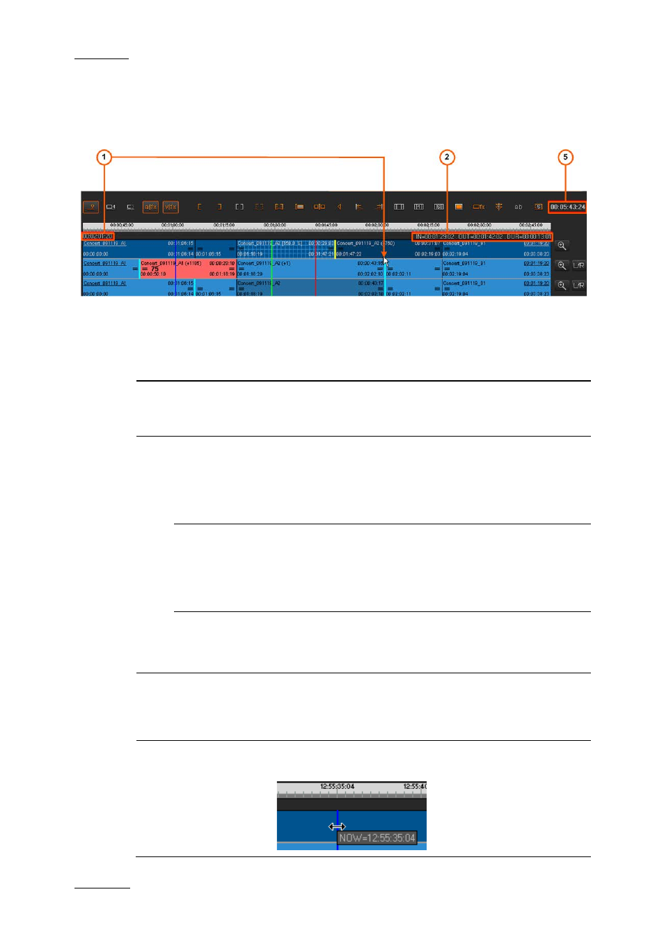 8 timecode and duration fields, Timecode and duration fields, On 6.5.8 ‘timecode and duration | Fields, Age 94, Imecode and, Uration, Ields | EVS XEDIO CleanEdit Version 4.2 - June 2012 User Manual User Manual | Page 108 / 252