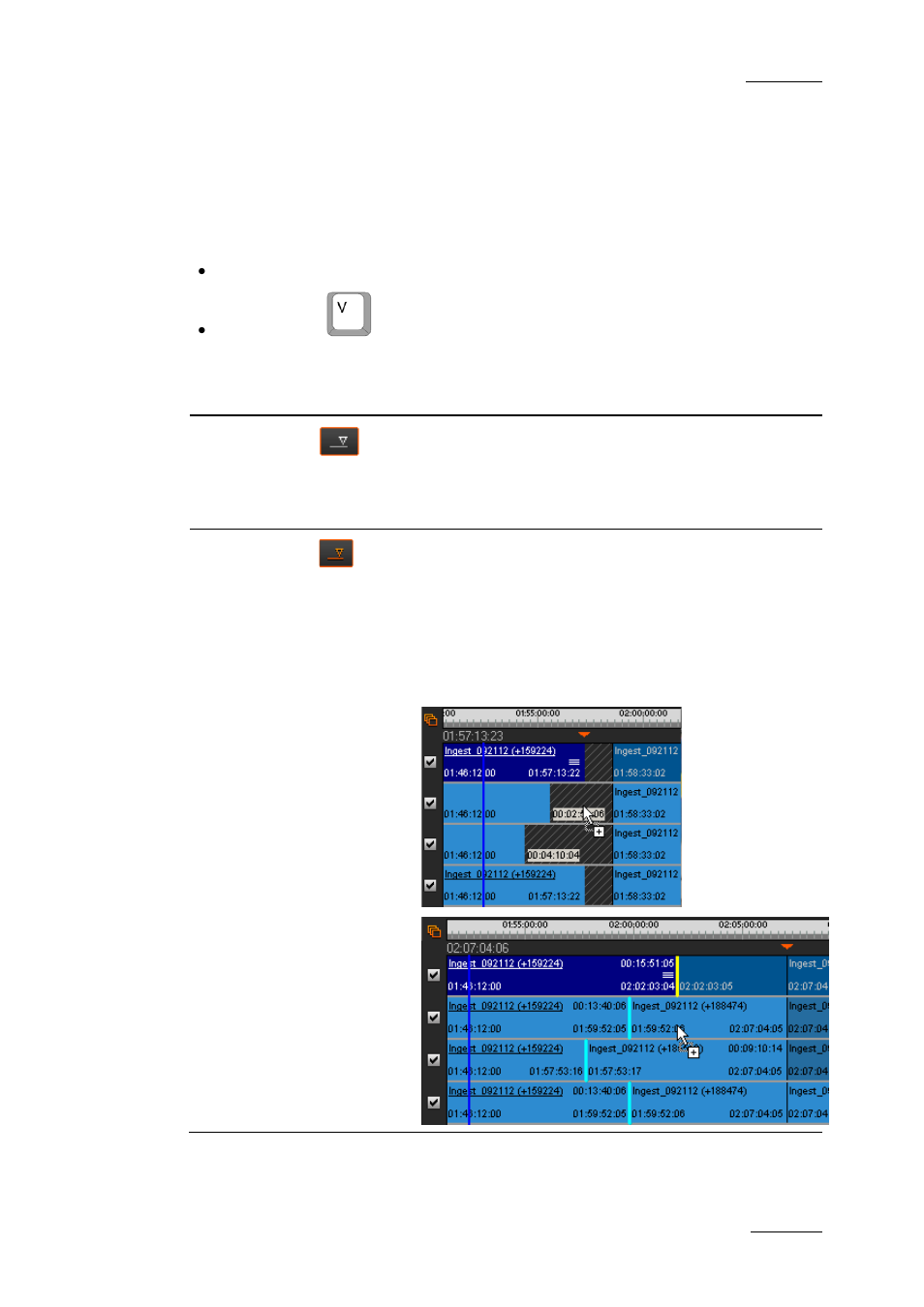 Insert and overwrite modes | EVS XEDIO CleanEdit Version 4.2 - June 2012 User Manual User Manual | Page 125 / 252