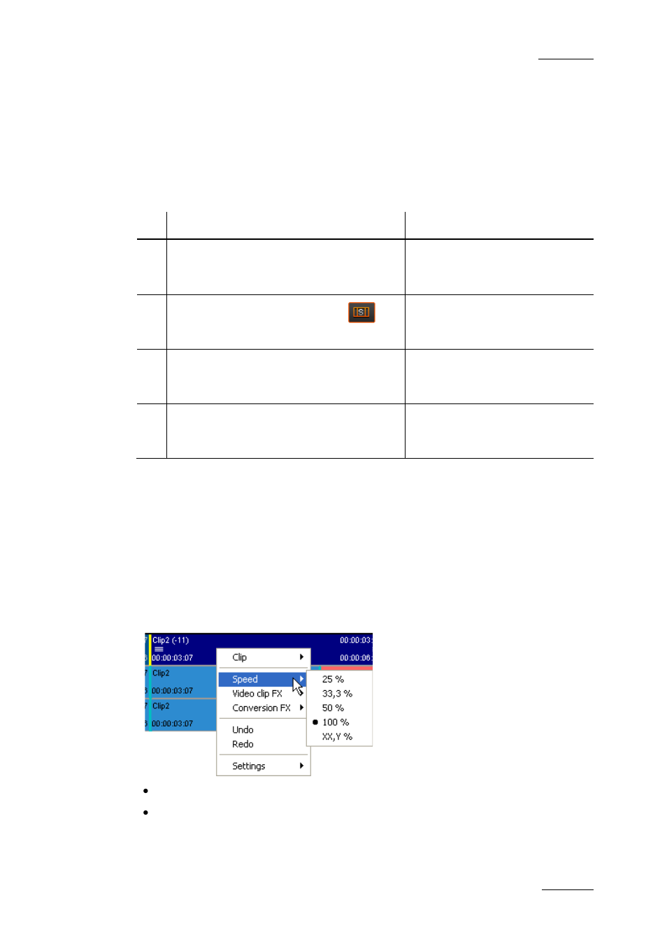 10 creating fast motion clips, 1 various ways to create fast motion clips, Procedure | Creating fast motion clips, Various ways to create fast motion clips, N 7.10.2 | EVS XEDIO CleanEdit Version 4.2 - June 2012 User Manual User Manual | Page 149 / 252