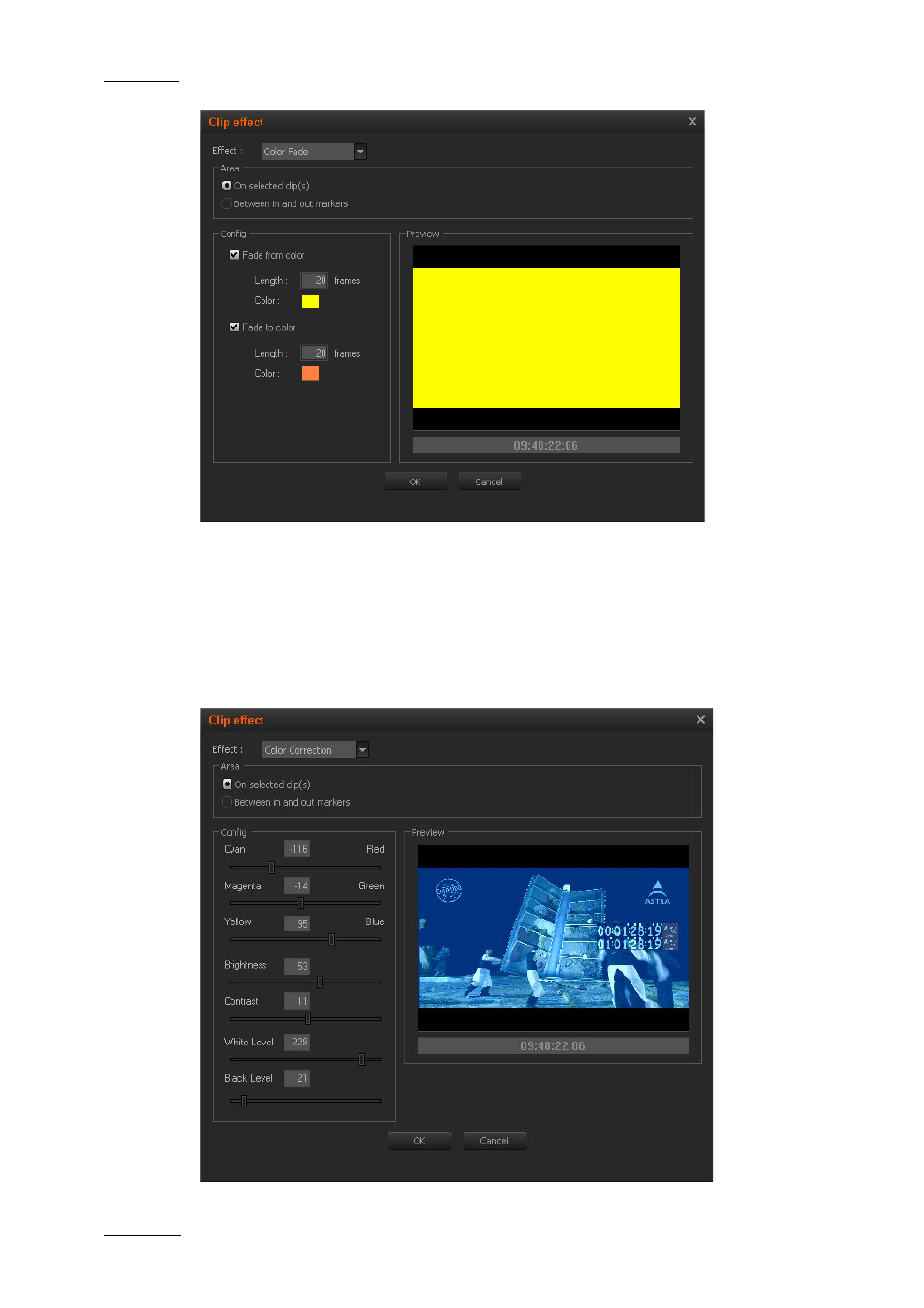 Color correction | EVS XEDIO CleanEdit Version 4.2 - June 2012 User Manual User Manual | Page 168 / 252