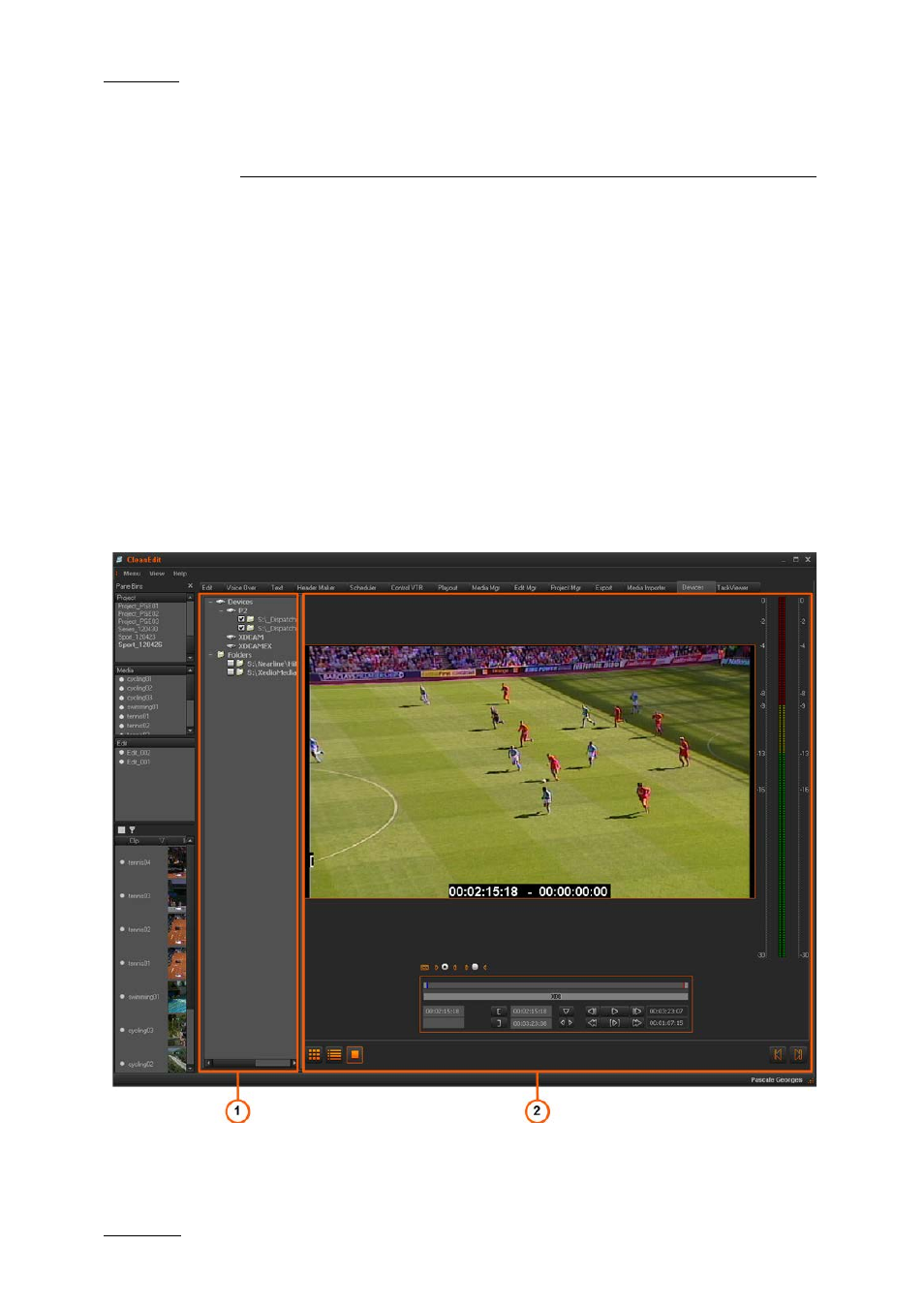 Editing in place, 1 overview, Overview | EVS XEDIO CleanEdit Version 4.2 - June 2012 User Manual User Manual | Page 176 / 252