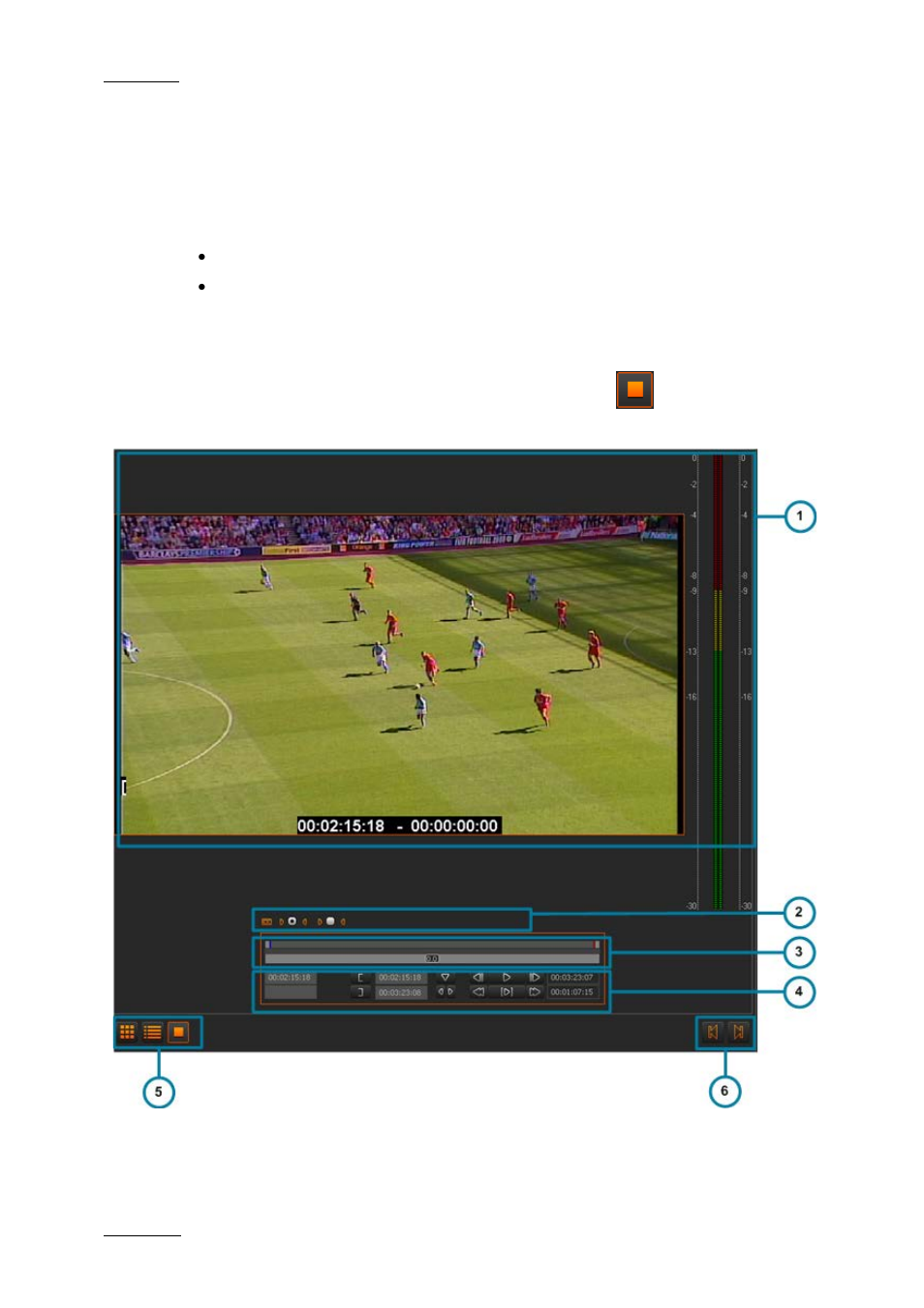 5 clip player view in the workspace area, Purpose, Overview | Clip player view in the workspace area | EVS XEDIO CleanEdit Version 4.2 - June 2012 User Manual User Manual | Page 182 / 252