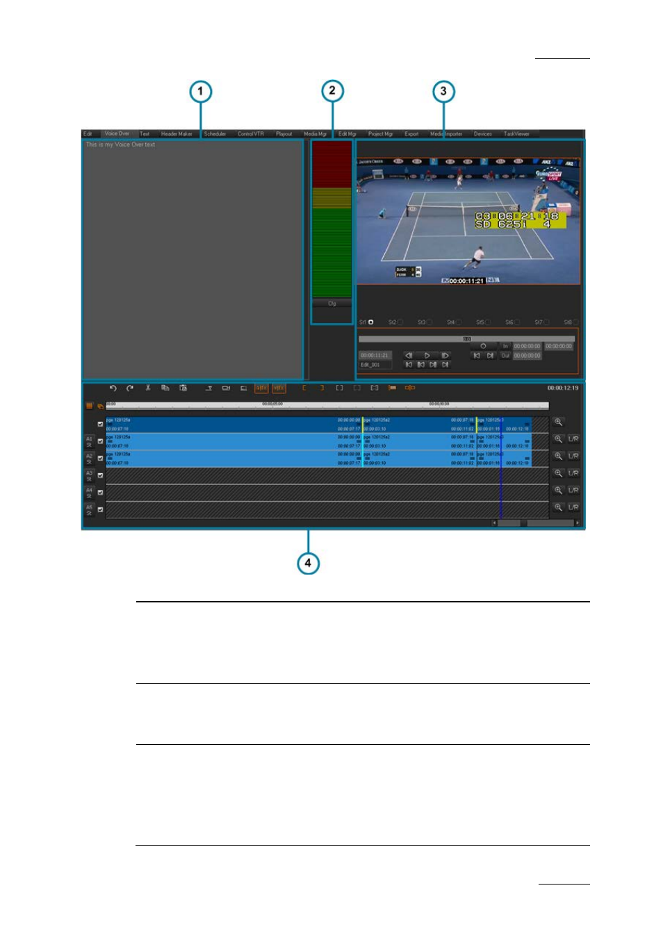 EVS XEDIO CleanEdit Version 4.2 - June 2012 User Manual User Manual | Page 205 / 252