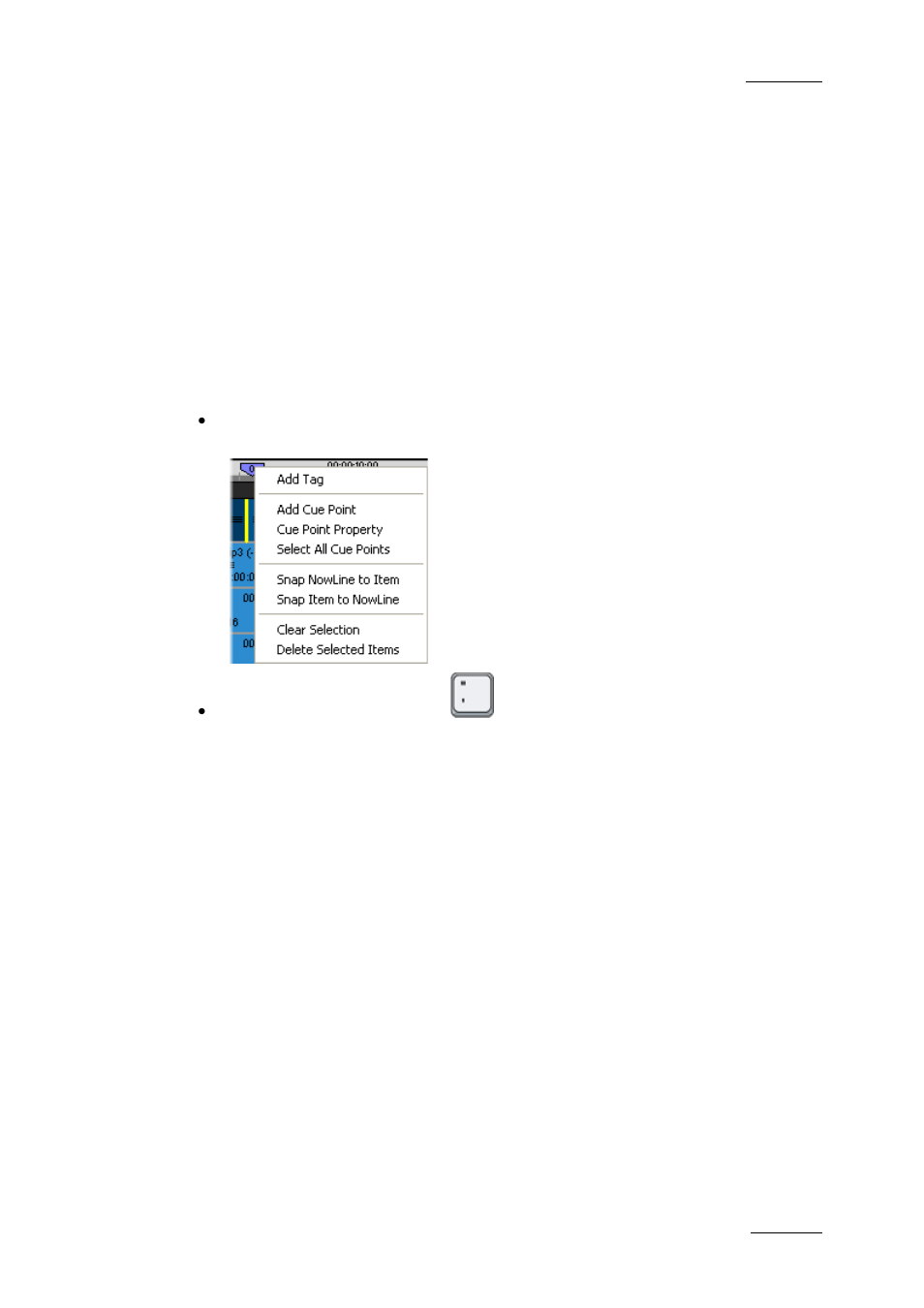 2 adding a logo or graphic, 1 introduction, 2 accessing the tag manager window | Adding a logo or graphic, Introduction, Accessing the tag manager window, 2 ‘adding a logo or graphic, Ntroduction, Ccessing the, Anager | EVS XEDIO CleanEdit Version 4.2 - June 2012 User Manual User Manual | Page 211 / 252