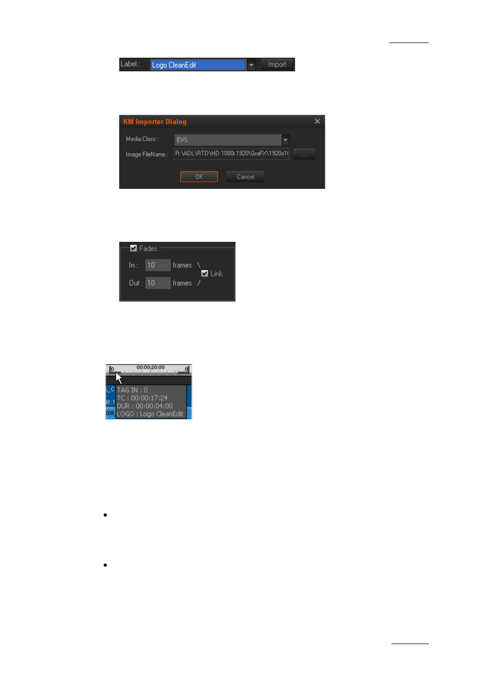 6 moving tag points, Possible methods, Moving tag points | 6 ’moving tag, Points, Age 201, Oving, Oints | EVS XEDIO CleanEdit Version 4.2 - June 2012 User Manual User Manual | Page 215 / 252