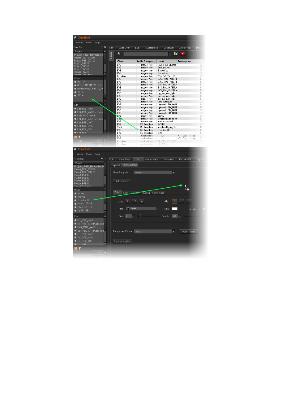 EVS XEDIO CleanEdit Version 4.2 - June 2012 User Manual User Manual | Page 226 / 252
