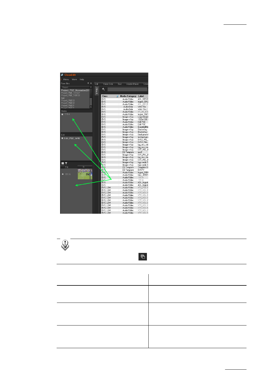 6 adding media to the project, Adding media to the project | EVS XEDIO CleanEdit Version 4.2 - June 2012 User Manual User Manual | Page 25 / 252