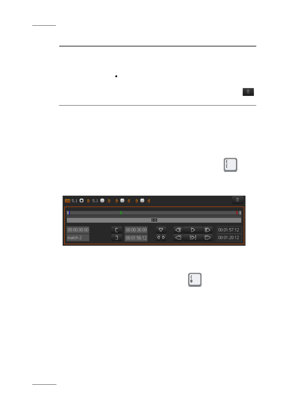 2 activating the player area, 3 making the player area full screen, Activating the player area | Making the player area full screen, Ctivating the, Layer, Aking the, Creen | EVS XEDIO CleanEdit Version 4.2 - June 2012 User Manual User Manual | Page 74 / 252