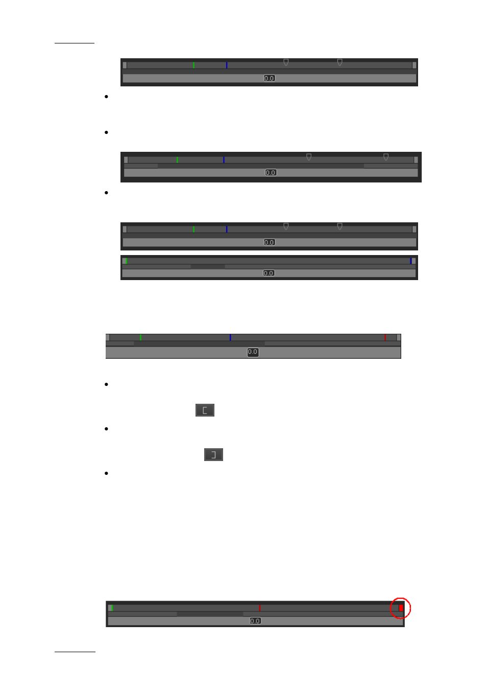 Nowline, mark in and mark out, Nowline, mark, In and mark out | EVS XEDIO CleanEdit Version 4.2 - June 2012 User Manual User Manual | Page 80 / 252