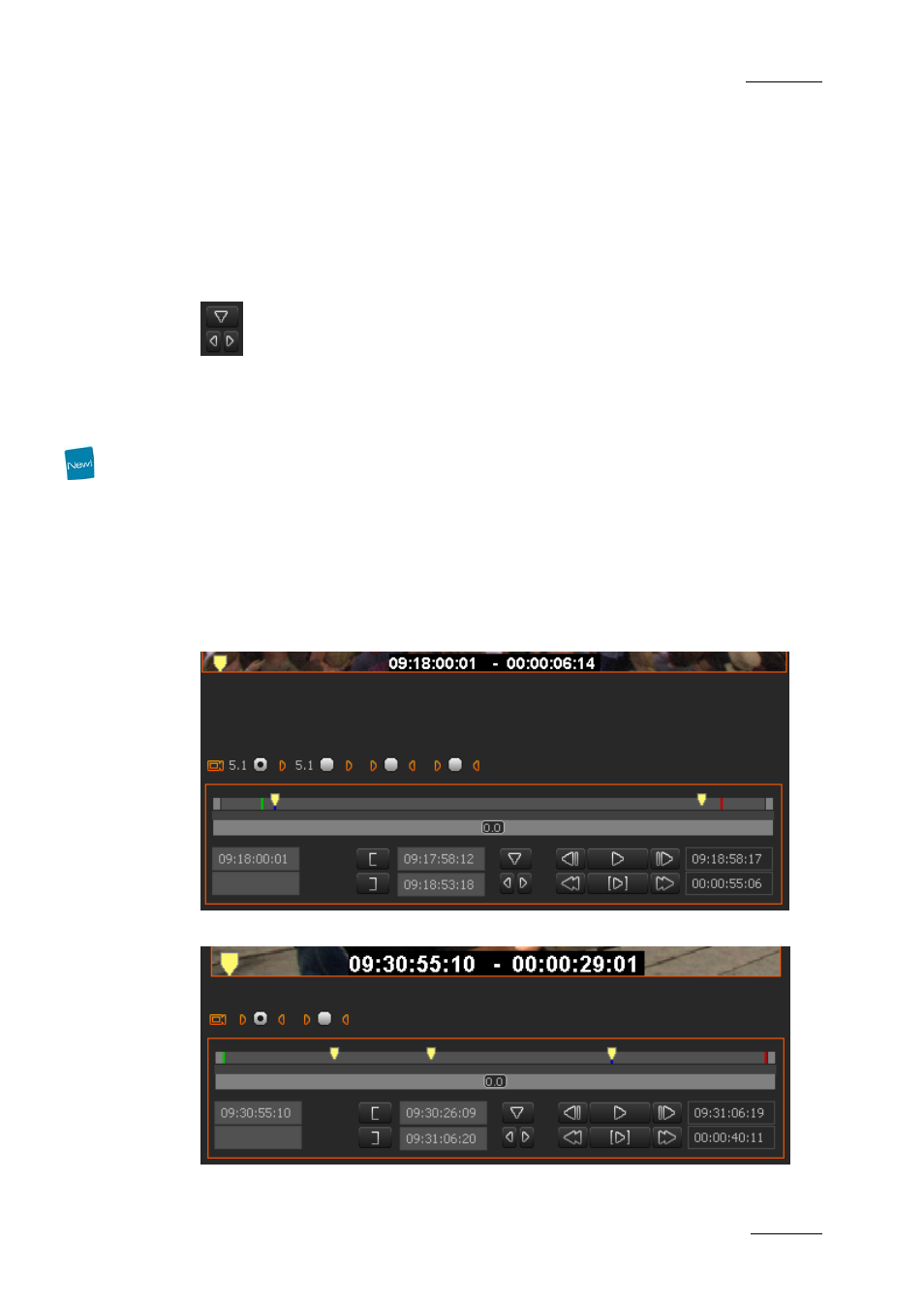 Definition, Internal and external logs, Definition and display | Adding logs to the media loaded on the player area, On 6.2.9 ‘adding logs to the media, Loaded on the player area, Ge 73 | EVS XEDIO CleanEdit Version 4.2 - June 2012 User Manual User Manual | Page 87 / 252