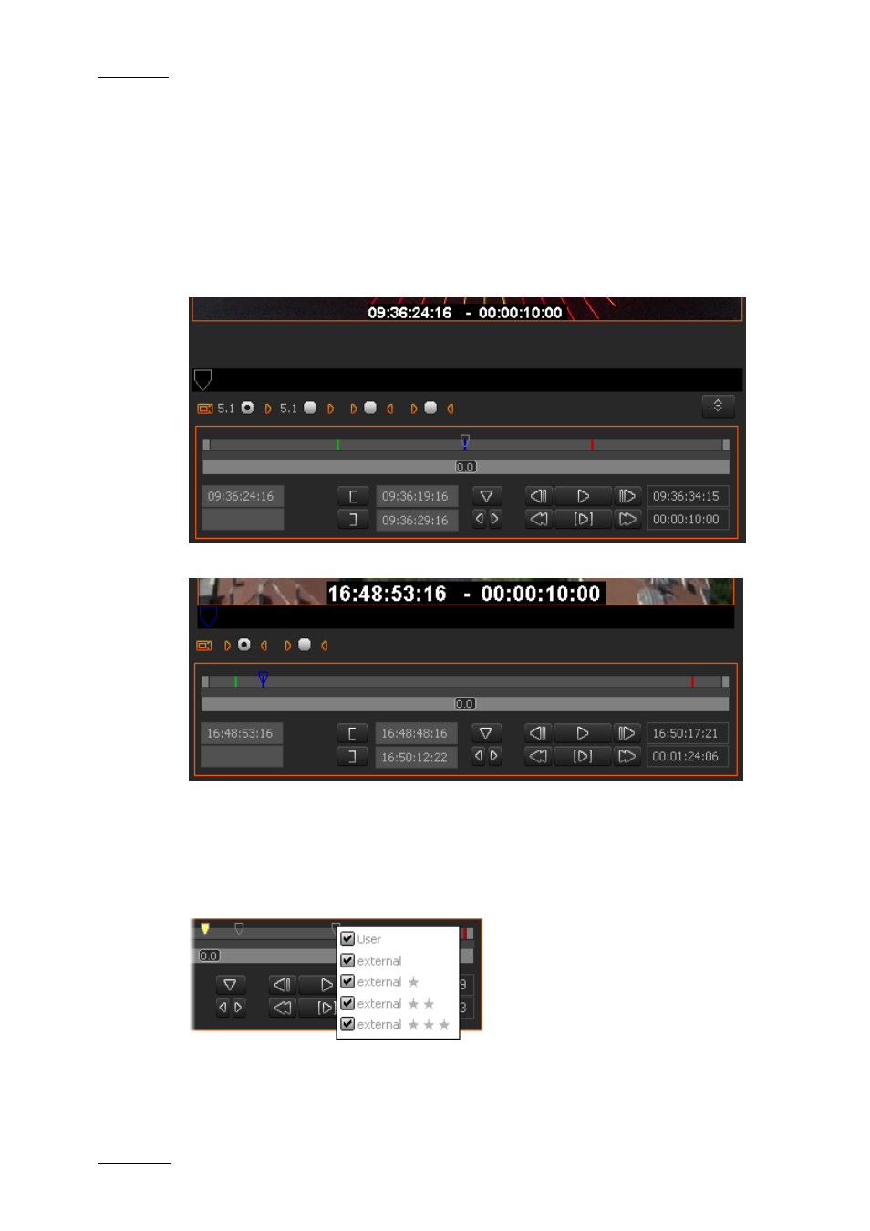 Logs display selection | EVS XEDIO CleanEdit Version 4.2 - June 2012 User Manual User Manual | Page 88 / 252