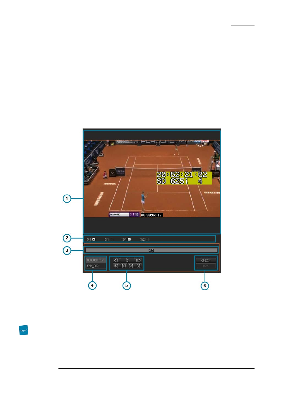 3 recorder area, 1 overview, Recorder area | Overview, 3 ‘recorder area, E 77, Verview | EVS XEDIO CleanEdit Version 4.2 - June 2012 User Manual User Manual | Page 91 / 252