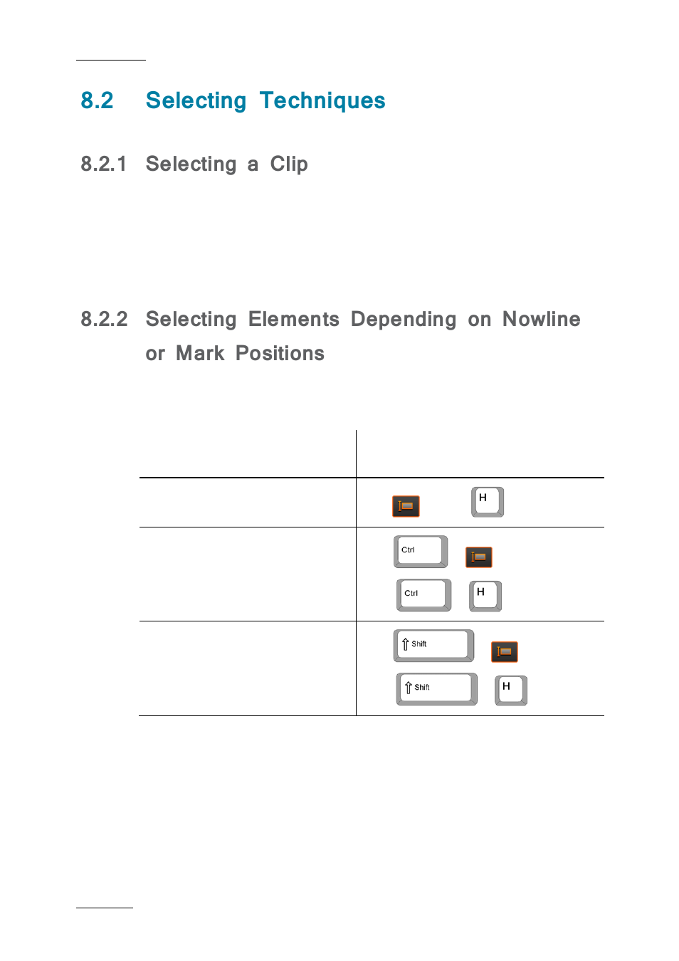 2 selecting techniques, 1 selecting a clip, Selecting techniques | Selecting a clip | EVS IPDirector IPD XEDIO PLUGIN Version 6.0 - January 2013 User Manual User Manual | Page 122 / 222