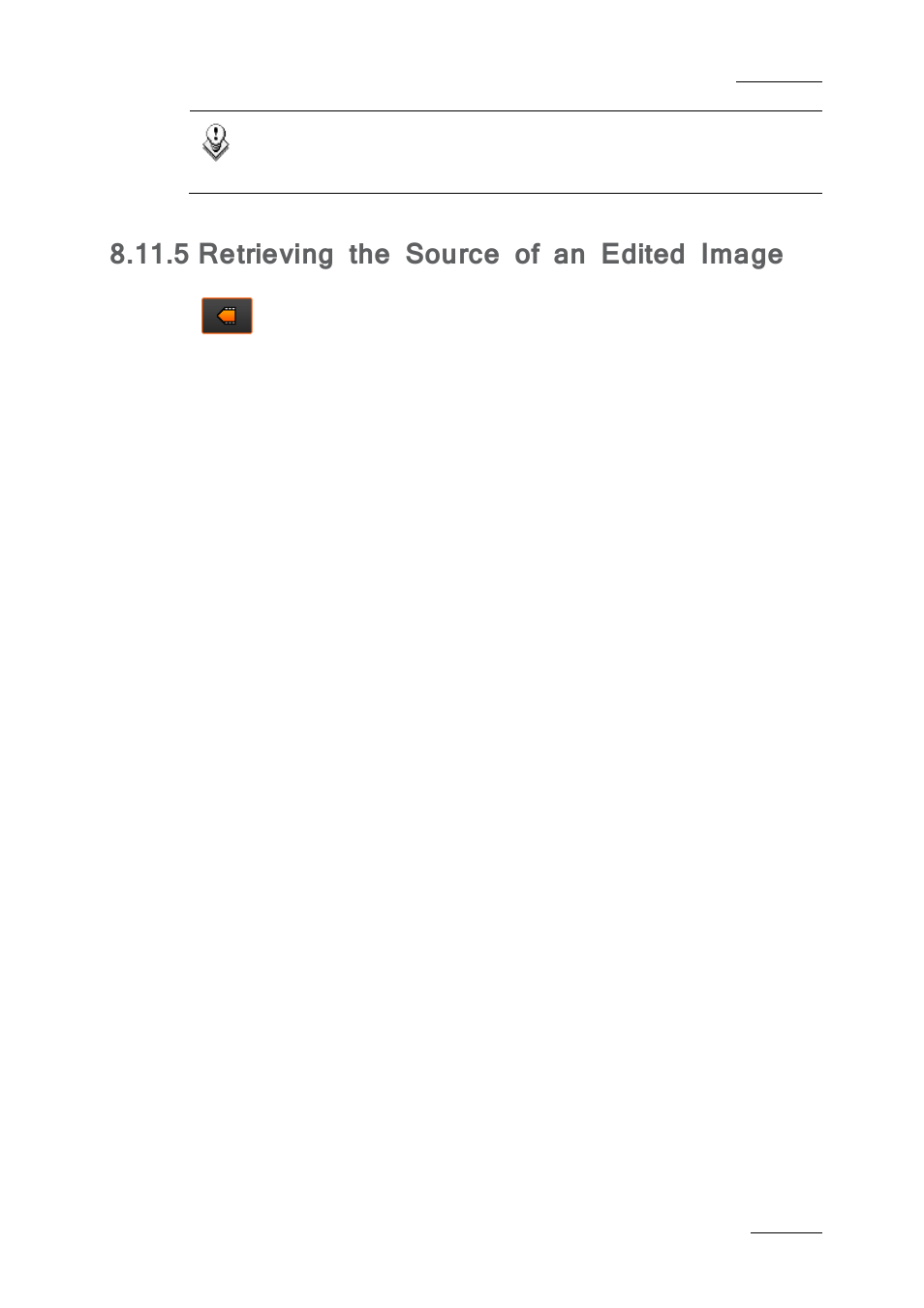 5 retrieving the source of an edited image, Retrieving the source of an edited image | EVS IPDirector IPD XEDIO PLUGIN Version 6.0 - January 2013 User Manual User Manual | Page 155 / 222