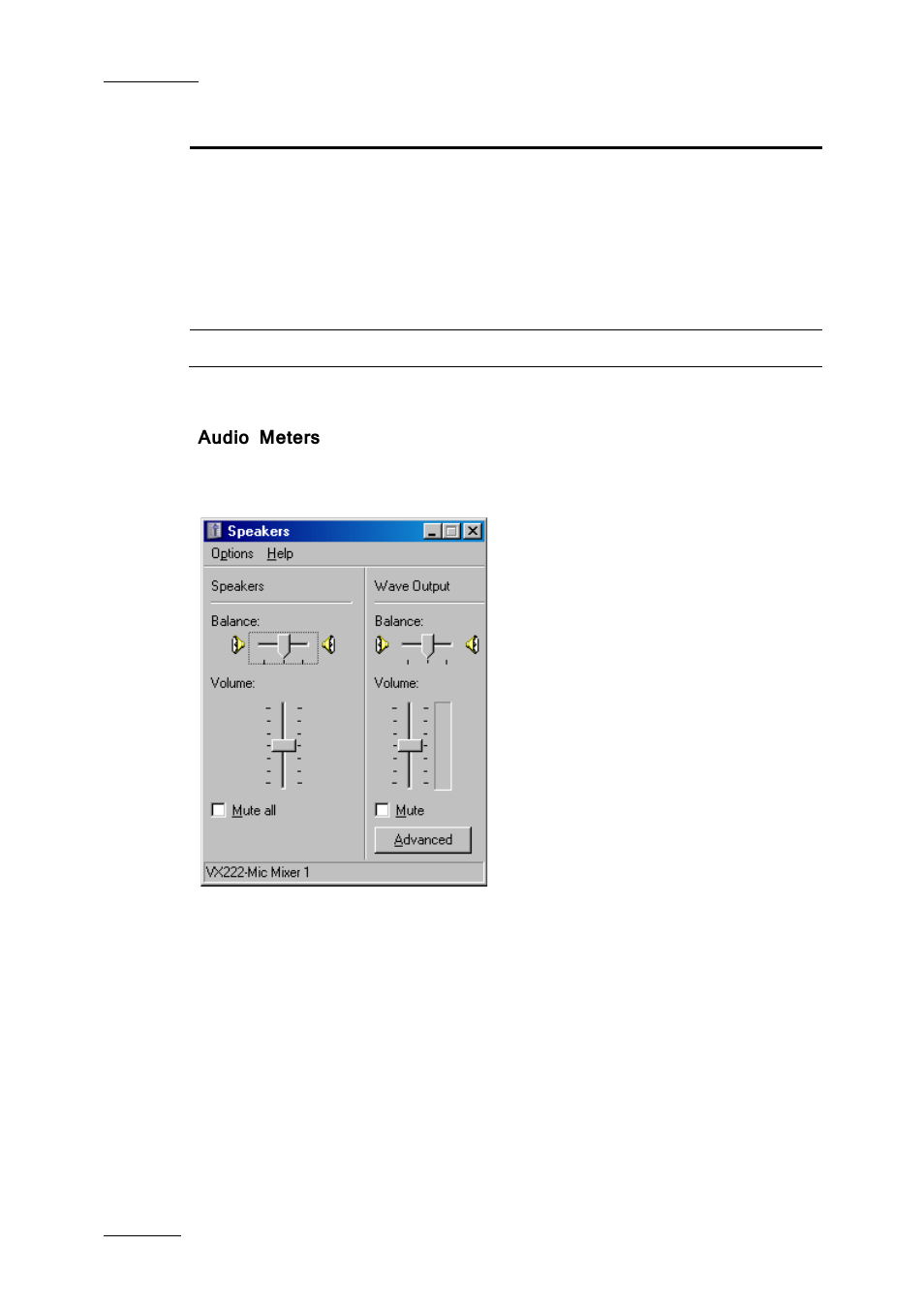 Audio meters | EVS IPDirector IPD XEDIO PLUGIN Version 6.0 - January 2013 User Manual User Manual | Page 190 / 222