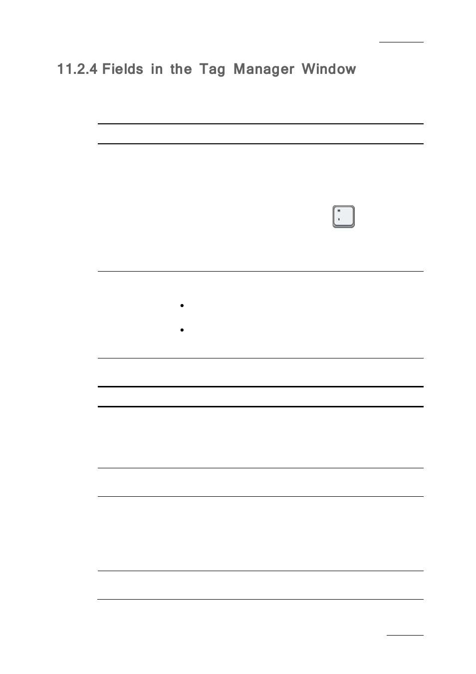 4 fields in the tag manager window, Fields in the tag manager window, 4 ‘fields in the tag manager window | EVS IPDirector IPD XEDIO PLUGIN Version 6.0 - January 2013 User Manual User Manual | Page 197 / 222