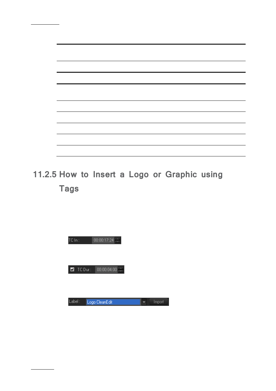 5 how to insert a logo or graphic using tags, How to insert a logo or graphic using tags, 5 ’how to insert a logo or graphic using tags | EVS IPDirector IPD XEDIO PLUGIN Version 6.0 - January 2013 User Manual User Manual | Page 198 / 222