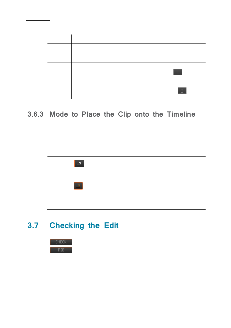 3 mode to place the clip onto the timeline, 7 checking the edit, Mode to place the clip onto the timeline | Checking the edit | EVS IPDirector IPD XEDIO PLUGIN Version 6.0 - January 2013 User Manual User Manual | Page 30 / 222