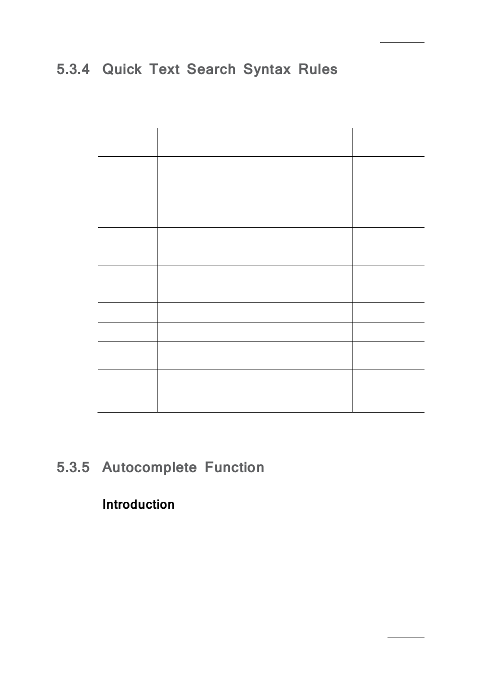 4 quick text search syntax rules, 5 autocomplete function, Introduction | Quick text search syntax rules, Autocomplete function | EVS IPDirector IPD XEDIO PLUGIN Version 6.0 - January 2013 User Manual User Manual | Page 37 / 222