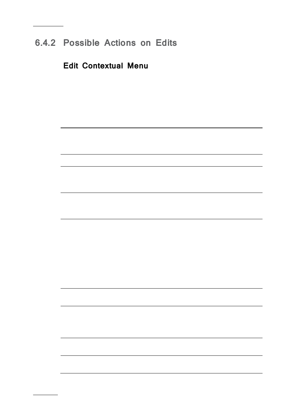 2 possible actions on edits, Edit contextual menu, Possible actions on edits | EVS IPDirector IPD XEDIO PLUGIN Version 6.0 - January 2013 User Manual User Manual | Page 60 / 222
