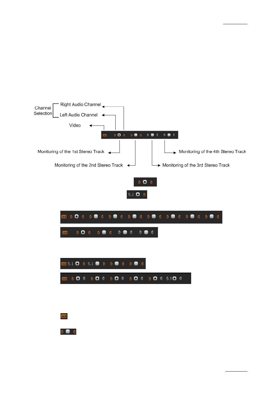 3 video and audio monitoring tools, Overview, Video and audio selection | Video and audio monitoring tools, Ideo and, Udio, Onitoring, Ools | EVS XEDIO Browse Version 4.2 - June 2012 User Manual User Manual | Page 15 / 40
