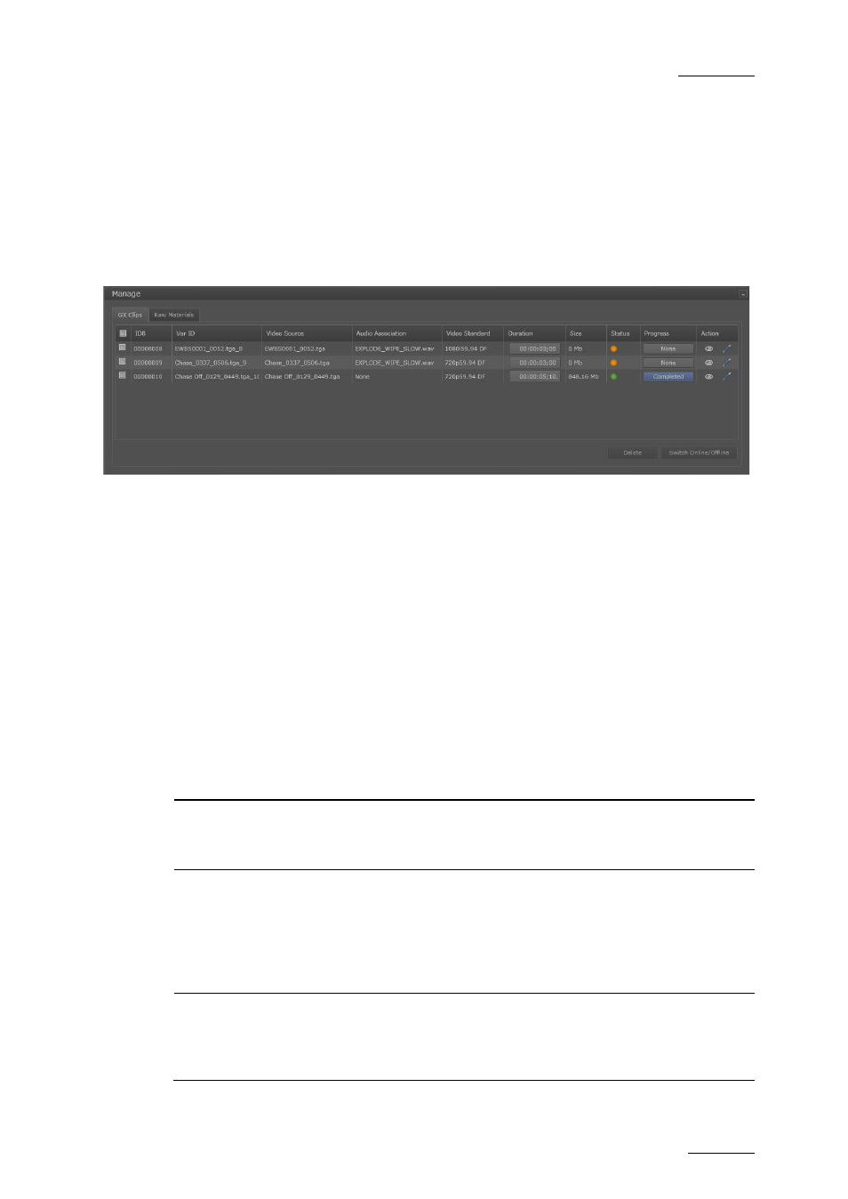 4 managing gx clips, 1 gx clips tab, 2 fields in the gx clips tab | Managing gx clips, Gx clips tab, Fields in the gx clips tab, On 5.4 ‘managing gx clips, E 41, 1 gx, Lips | EVS GX Version 1.5 - September 2011 User’s Manual User Manual | Page 49 / 72