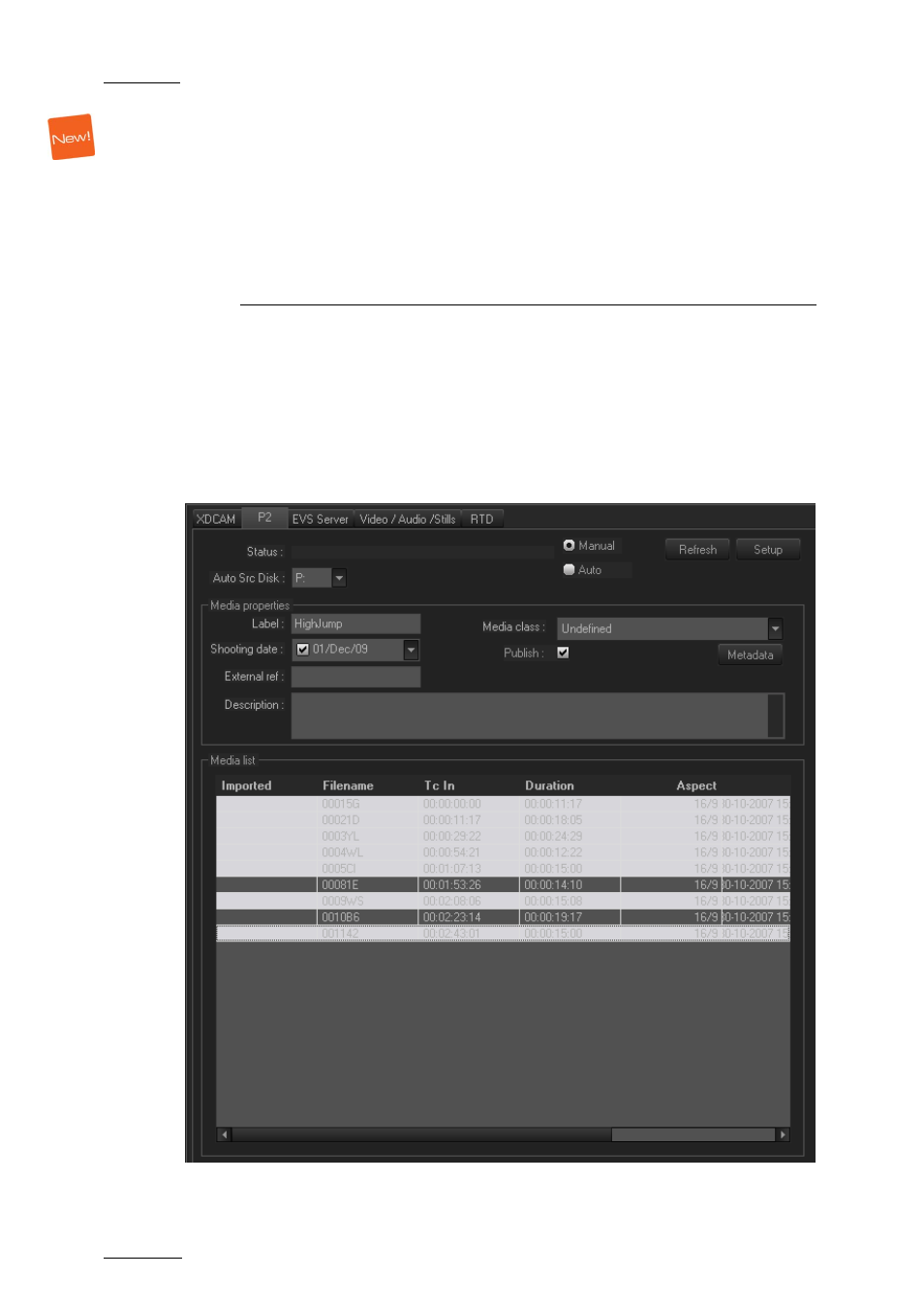 Importing xdcam, p2 and xdcamex files, 1 introduction, Introduction | EVS XEDIO Importer Version 3.1 - January 2011 User Manual User Manual | Page 11 / 34