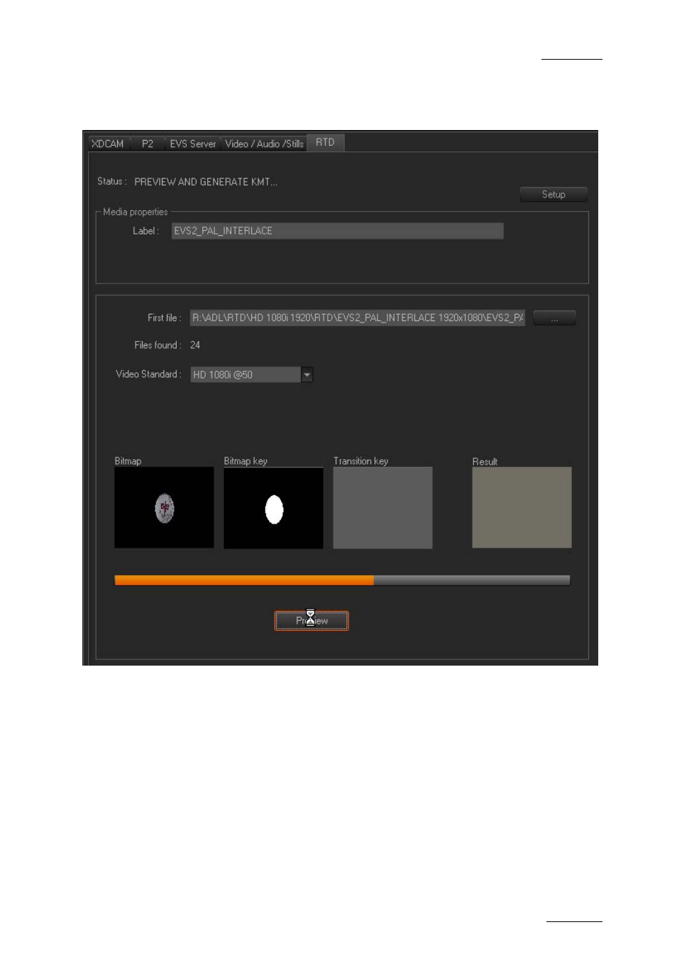 4 fields in the rtd tab, Fields in the rtd tab | EVS XEDIO Importer Version 3.1 - January 2011 User Manual User Manual | Page 28 / 34