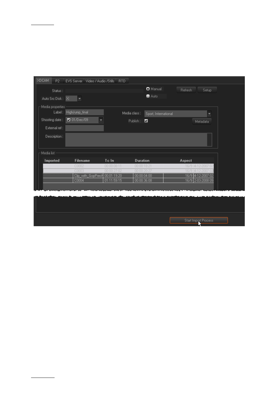 2 purpose, Purpose, Urpose | EVS XEDIO Importer Version 3.1 - January 2011 User Manual User Manual | Page 9 / 34