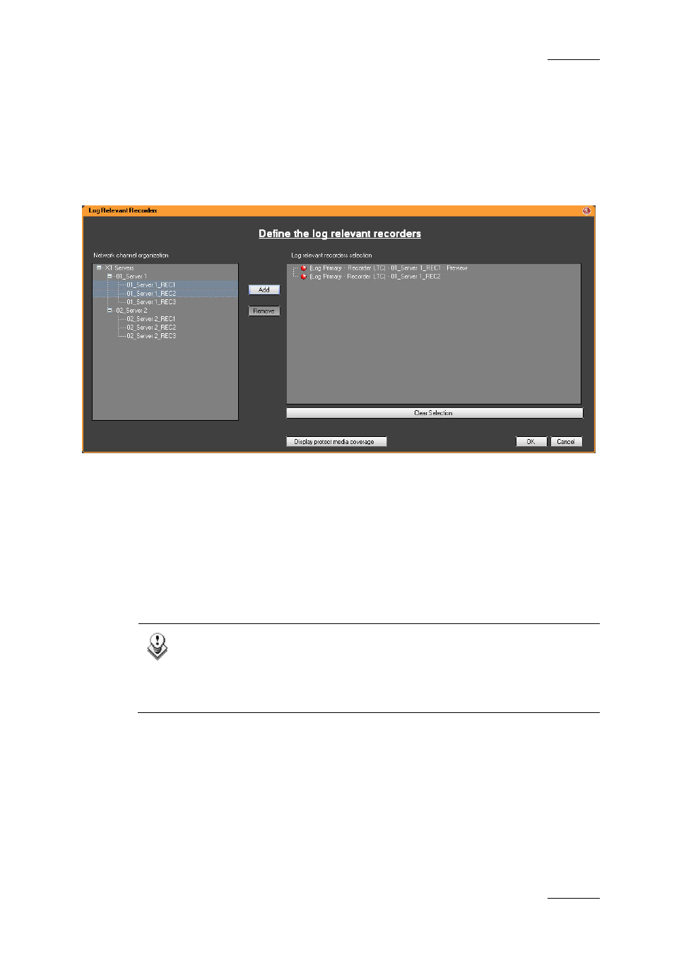 3 step 3: defining the relevant recorders, Defining a preview recorder, Step 3: defining the relevant recorders | EVS IPDirector Version 5.8 - July 2010 Part 2 User's Manual User Manual | Page 30 / 93