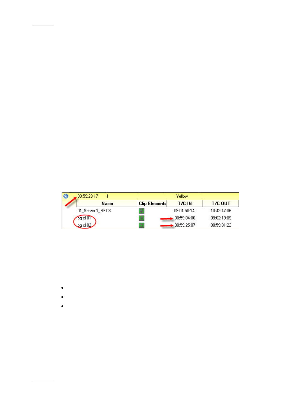 4 association rule between clips and logs, 5 using keywords with logs, Association rule between clips and logs | Using keywords with logs, 4 ‘association rule between clips and logs, Ssociation, Etween, Lips and | EVS IPDirector Version 5.8 - July 2010 Part 2 User's Manual User Manual | Page 39 / 93